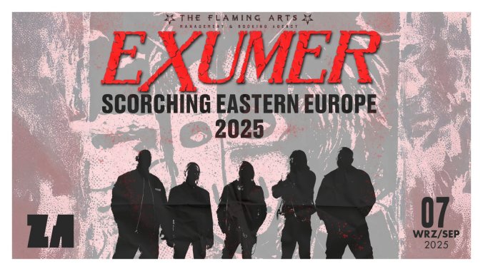 Bilety kolekcjonerskie - Exumer “Scorching Eastern Europe 2025”