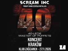 40-lecie “Master of Puppets” - SCREAM Inc. - bilety