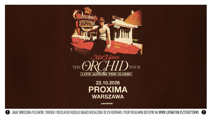 Bilety kolekcjonerskie - Matt Hansen: The Orchid Tour