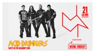 Collector's Tickets - ACID DRINKERS  "PARTY IN THE DRAGON’S DEN"