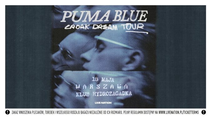 Bilety kolekcjonerskie - PUMA BLUE - CROAK DREAM TOUR