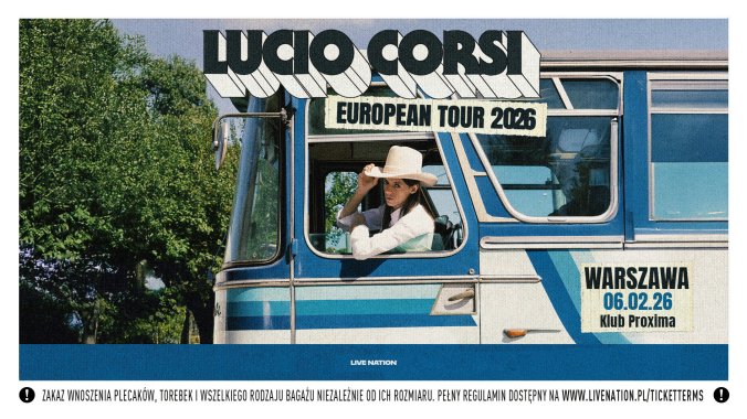 Bilety kolekcjonerskie - Lucio Corsi - Tour Europeo 2026