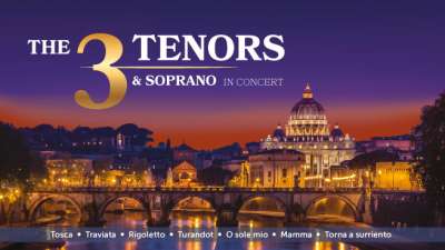 THE 3 TENORS & SOPRANO – WŁOSKA GALA OPEROWA PRZY ŚWIECACH - bilety