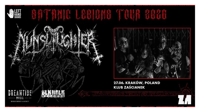 Bilety kolekcjonerskie - NUNSLAUGHTER - Satanic Legions Tour 2026