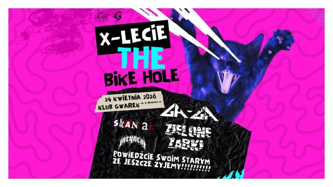 Bilety kolekcjonerskie - Ga-Ga Zielone Żabki + Skandal + Incydent “X-lecie The Bike Hole"