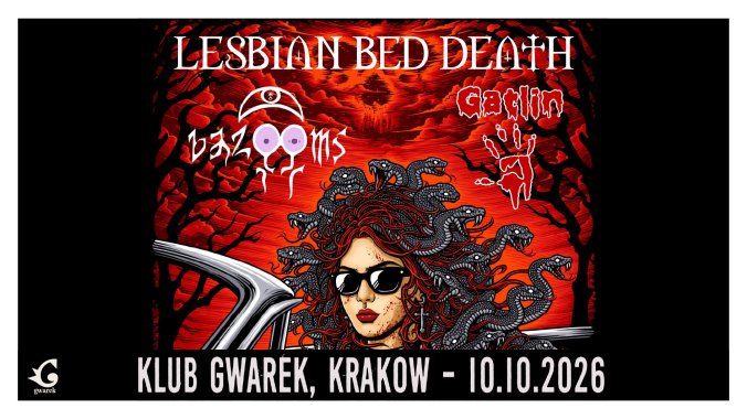 Bilety kolekcjonerskie - Lesbian Bed Death + Bazooms + Gatlin