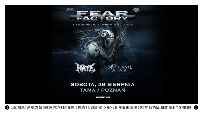 Bilety kolekcjonerskie - Fear Factory: Cybernetic Domination Tour 	