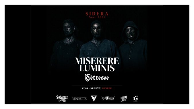 Bilety kolekcjonerskie - MISERERE LUMINIS, DETRESSE + support