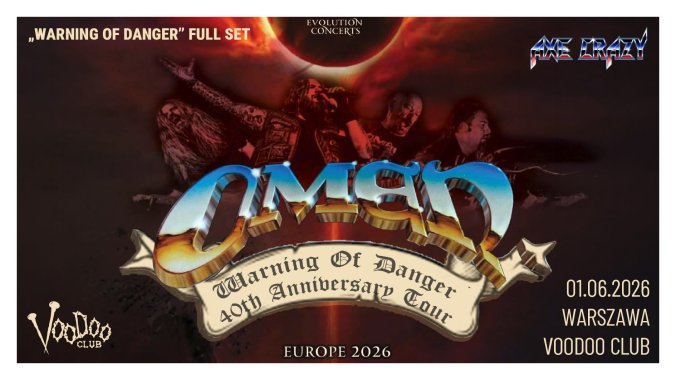 Collector's Tickets - OMEN “Warning of Danger" FULL SET