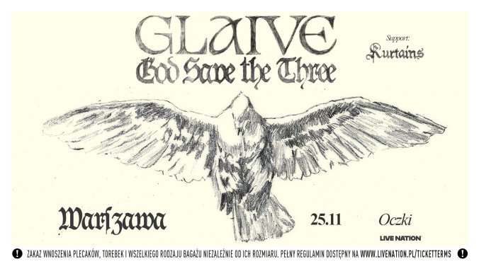 Collector's Tickets - GLAIVE · GOD SAVE THE THREE TOUR