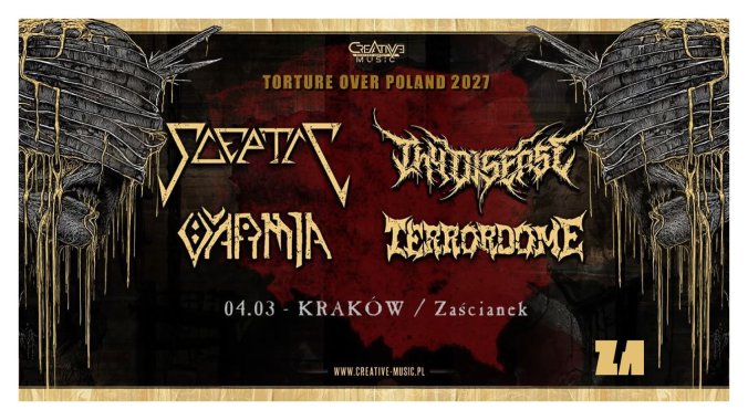 Bilety kolekcjonerskie - Torture Over Poland: Sceptic, Thy Disease, Varmia, Terrordome