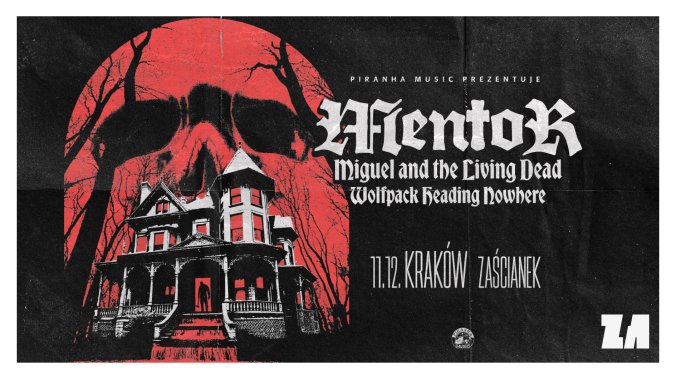 Bilety kolekcjonerskie - Mentor, Miguel and the Living Dead i Wolfpack Heading Nowhere
