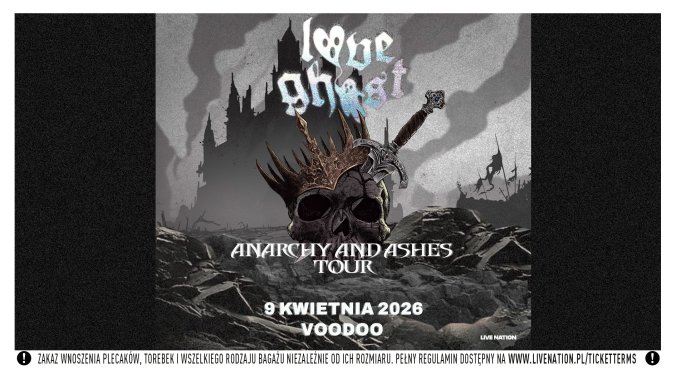 Collector's Tickets - Love Ghost - ANARCHY AND ASHES TOUR