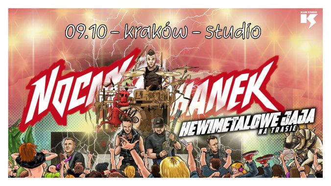 Bilety kolekcjonerskie - Nocny Kochanek “Hewi Metalowe Jaja na Trasie"