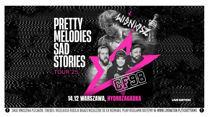Bilety kolekcjonerskie - CF98 & wiśniosz - Pretty Melodies Sad Stories