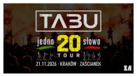 Bilety kolekcjonerskie - TABU “Jedno Słowo” 20 Tour