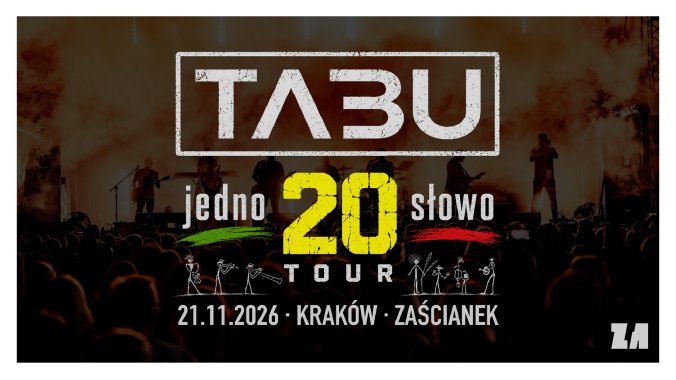 Bilety kolekcjonerskie - TABU “Jedno Słowo” 20 Tour