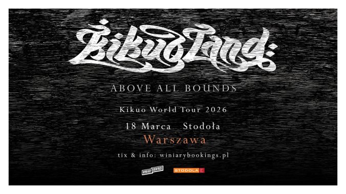 Bilety kolekcjonerskie - Kikuoland: Above All Bounds World Tour 2026