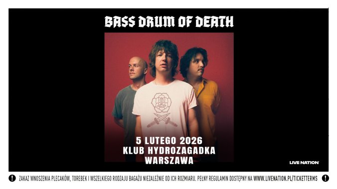 Bilety kolekcjonerskie - Bass Drum of Death