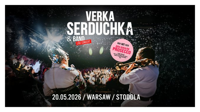 Bilety kolekcjonerskie - VERKA SERDUCHKA & BAND