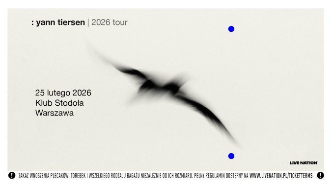 Bilety kolekcjonerskie - Yann Tiersen