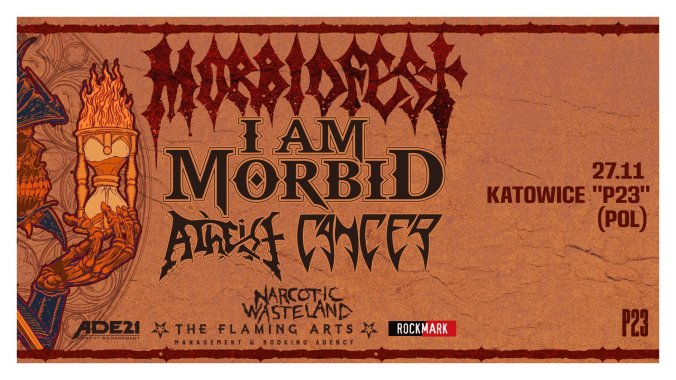 Bilety kolekcjonerskie - MORBIDFEST: I Am Morbid + Atheist + Cancer + Narcotic Wasteland