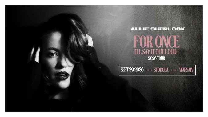 Collector's Tickets - Allie Sherlock · For Once I'll Say It Out Loud Tour 2026
