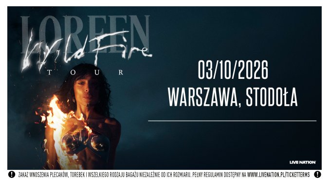 Bilety kolekcjonerskie - Loreen · THE WILDFIRE TOUR
