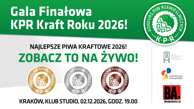 Bilety kolekcjonerskie - Gala Finałowa Konkursu Piw Rzemieślniczych Kraft Roku 2026