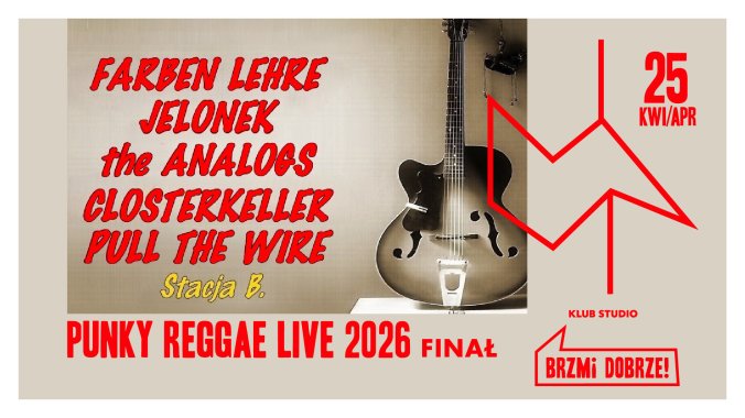Bilety kolekcjonerskie - Punky Reggae live 2026: Farben Lehre, The Analogs i inni!