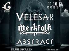Bilety na wydarzenie Pogorzelisko Trasa 2025: Velesar + Merkfolk + Abstract Pogorzelisko Trasa 2025: Velesar + Merkfolk + Abstract - bilety