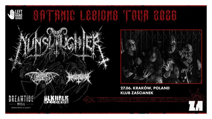 Bilety kolekcjonerskie - NUNSLAUGHTER - Satanic Legions Tour | Support: Hellfuck & Upon The Altar