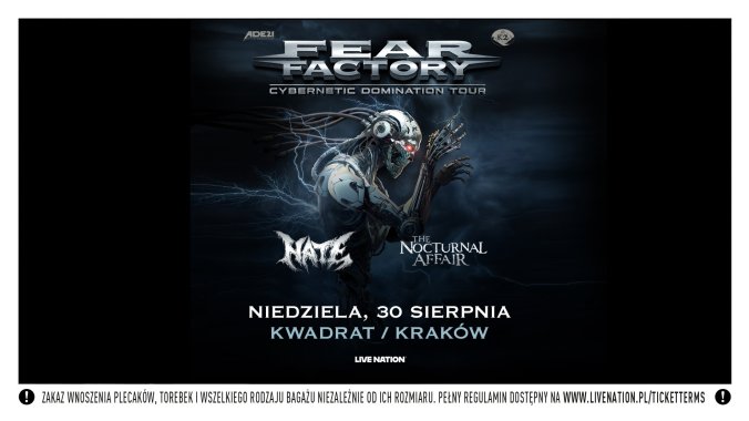 Bilety kolekcjonerskie - Fear Factory: Cybernetic Domination Tour