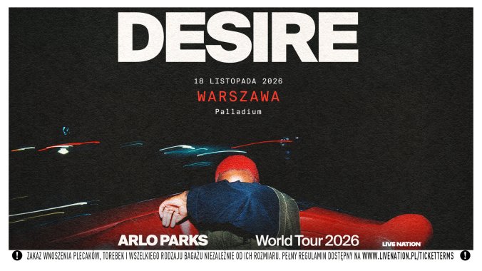 Bilety kolekcjonerskie - Arlo Parks - Desire Tour