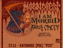 MORBIDFEST: I Am Morbid + Atheist + Cancer + Narcotic Wasteland - bilety