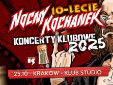 Bilety na wydarzenie Nocny Kochanek "10-lecie - Trasa klubowa 2025" Nocny Kochanek "10-lecie - Trasa klubowa 2025" - bilety