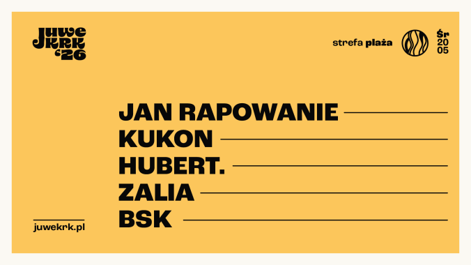 Collector's Tickets - 20.05: Juwenalia Krakoskie: Strefa Plaża AGH: Dzień 1 - Kukon, Jan Rapowanie, Hubert., Zalia, BSK