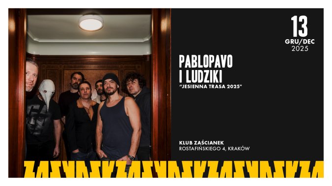 Bilety kolekcjonerskie - Pablopavo i Ludziki “Jesienna Trasa 2025"
