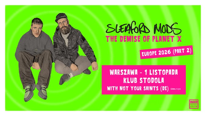 Bilety kolekcjonerskie - Sleaford Mods 