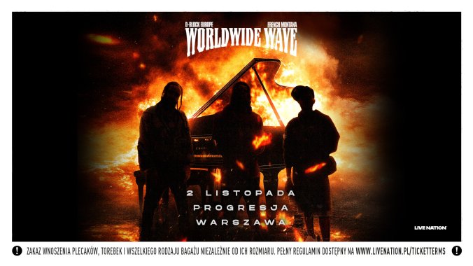 Bilety kolekcjonerskie - D-Block Europe, French Montana - Worldwide Wave Tour