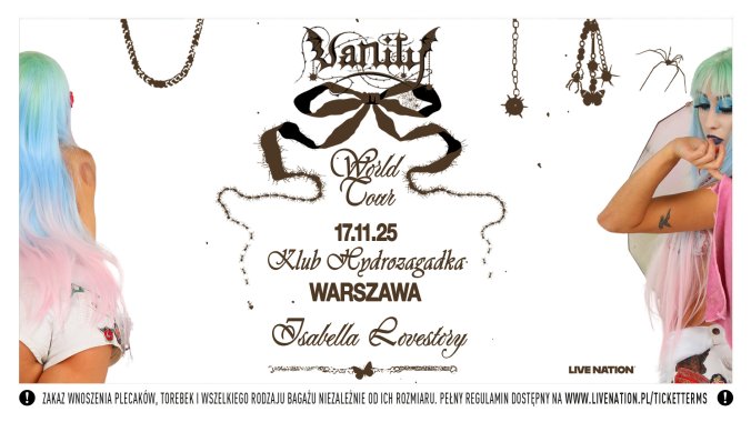Bilety kolekcjonerskie - Isabella Lovestory: Vanity World Tour
