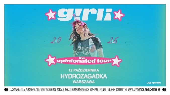 Bilety kolekcjonerskie - girli: the opinionated tour