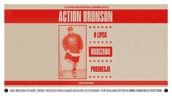 Bilety kolekcjonerskie - Action Bronson