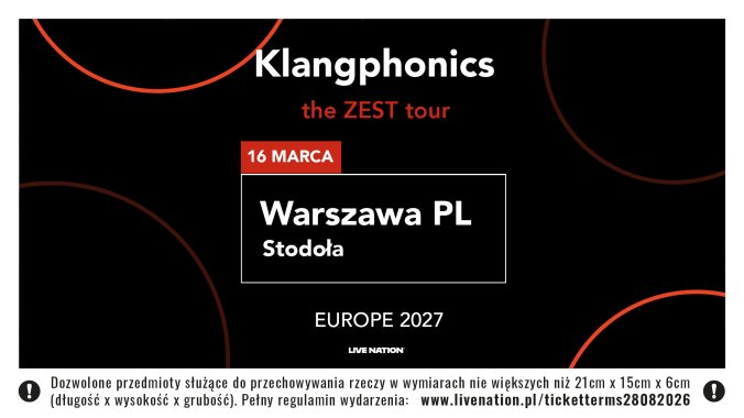 Collector's Tickets - Klangphonics: the ZEST tour