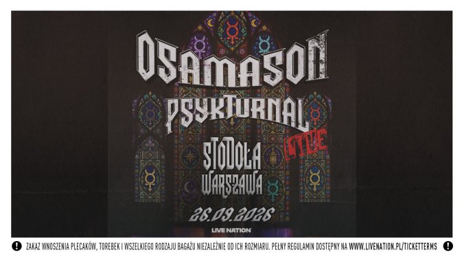 Bilety kolekcjonerskie - OsamaSon - PSYKTURNAL TOUR 	