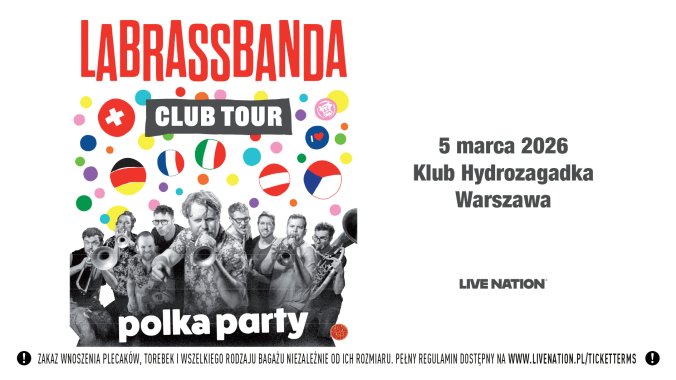 Bilety kolekcjonerskie - LaBrassBanda - Club Tour