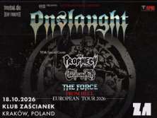 ONSLAUGHT "The Force from Hell” Tour | Supports: The Prophecy 23 - Toranaga UK - bilety