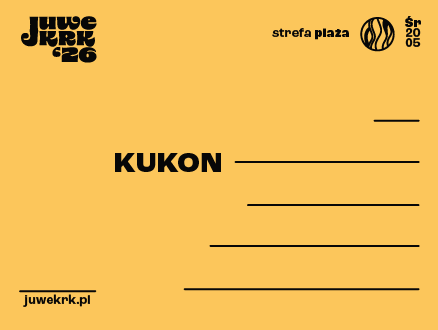 20.05: Juwenalia Krakoskie: Strefa Plaża AGH: Dzień 1 - Kukon - zdjęcie główne wydarzenia