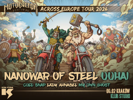 NANOWAR OF STEEL + UUHAI + supports "Motocultor Across Europe Tour 2026" - zdjęcie główne wydarzenia