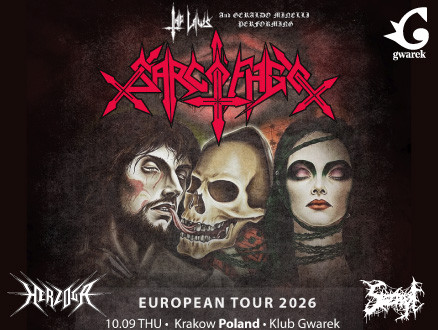 The Laws playing SARCOFAGO “European Tour 2026" | Support: Herzoga & Sznyt - zdjęcie główne wydarzenia